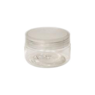 Cre8tion Clear Plastic Jar, 1oz, 26056